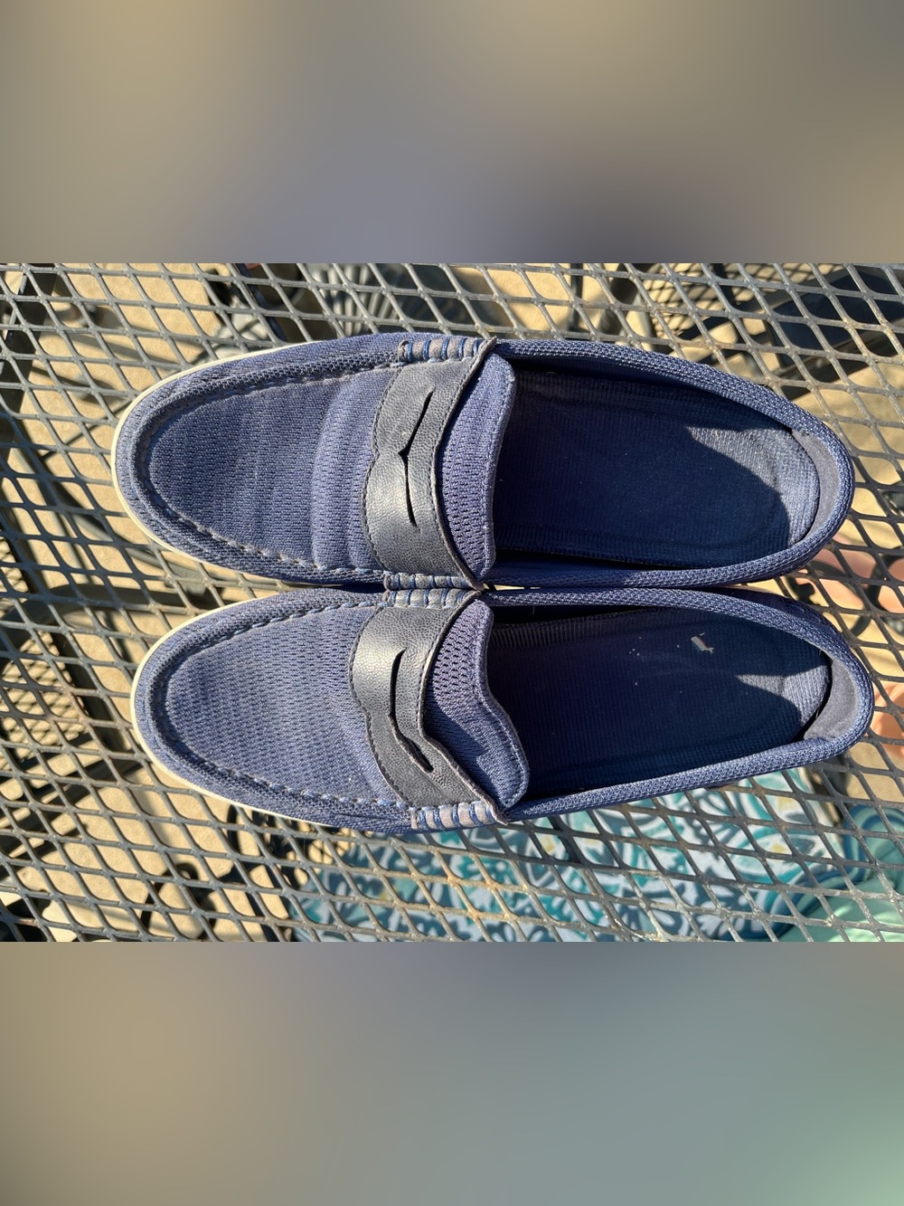 Cole Haan Canvas/Leather Loafers